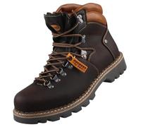 Dockers by Gerli Herren Klassische Stiefeletten, Männer Stiefeletten,Wechselfußbett,wasserabweisend,warm gefüttert,Schoko,40 EU