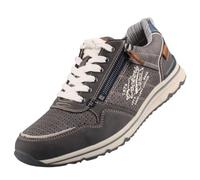 Dockers by Gerli Herren Low-Top Sneaker, Männer Halbschuhe,Laufschuhe,schnürschuhe,schnürer,straßenschuhe,dunkelgrau,40 EU