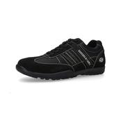 Schnürschuh DOCKERS BY GERLI, Herren, Gr. 44, schwarz (schwarz, grau), Leder, Schuhe Schnürschuh, Freizeitschuh, Halbschuh, Outdoorschuh mit Profilsohle (31204964-44) schwarz, grau