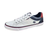 Dockers by Gerli Herren Schuhe Sneaker Turnschuh Schnürschuh, Farbe:Weiß, Schuhgröße:EUR 42, Artikel:-500 White