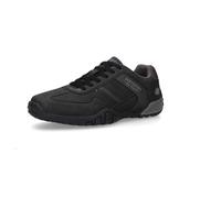 Dockers by Gerli Herren Low-Top Sneaker, Männer Halbschuhe,Laufschuhe,schnürschuhe,schnürer,Business,Freizeit,schwarz/grau,42 EU