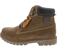 Schnürboots DOCKERS BY GERLI, Herren, Gr. 42, braun (cognac), Lederimitat, Schuhe Schnürboots, Workerboots, Schnürstiefel mit Blockabsatz (53344436-42) cognac
