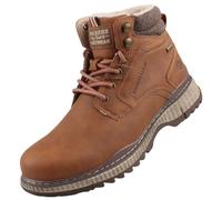 Winterboots DOCKERS BY GERLI, Herren, Gr. 42, braun (cognac), Lederimitat, Schuhe, Schnürboots mit Warmfutter (52946233-42) cognac