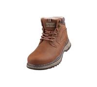 Winterboots DOCKERS BY GERLI, Herren, Gr. 43, braun (cognac), Lederimitat, Schuhe, Schnürboots mit Warmfutter (52946233-43) cognac