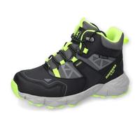 Dockers by Gerli Jungen Schnürstiefeletten, Kinder Boots,wasserabweisend,warm gefüttert,Winterschuhe,Stiefel,schwarz/grau,33 EU / 1 UK