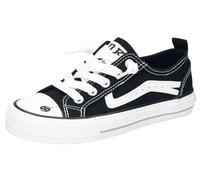 Dockers by Gerli Low Sneaker Unisex Kinder Sneaker schwarz/weiß EU 37 Sonstiges Material Basics