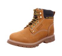 Dockers by Gerli Herren Combat Boots, Männer Sport- & Outdoorschuhe,wasserabweisend,warm gefüttert,schnürstiefel,golden tan,42 EU