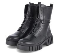 Dockers by Gerli Damen Plateau Stiefeletten Schwarz, Schuhgröße:EUR 41