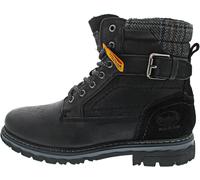 Dockers by Gerli Schnürboots Herren – Leder, warm gefüttert, schwarz – Gr. 46