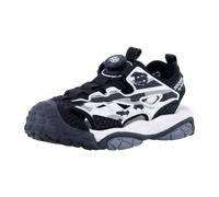 Sandale DOCKERS BY GERLI, Jungen, Gr. 34, schwarz-weiß (schwarz, weiß), Synthetik, Textil, Schuhe Sandale, Slip-On Sneaker, Sandale, Trekking Schuh mit Drehverschluss (88850628-34) schwarz, weiß