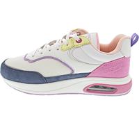 Dockers by Gerli Damen Low-Top Sneaker, Frauen Halbschuhe,Laufschuhe,schnürschuhe,schnürer,Plateausohle,Sportschuhe,blau/Multi,38 EU