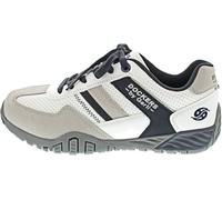Dockers by Gerli Herren Low-Top Sneaker, Männer Halbschuhe,schnürschuhe,schnürer,Business,Freizeit,straßenschuhe,offweiss/grau,41 EU