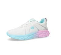 Dockers by Gerli Damen Low-Top Sneaker, Frauen Halbschuhe,Turnschuhe,Laufschuhe,schnürschuhe,schnürer,Business,Weiss/Multi,40 EU