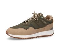 Sneaker DOCKERS BY GERLI, Herren, Gr. 44, grün (khaki, beige), Lederimitat, Textil, Schuhe Sneaker, Trekkingschuh, Outdoorschuh, Schnürschuh, Freiezeitschuh (79138931-44)