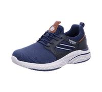 Dockers by Gerli Herren Low-Top Sneaker, Männer Halbschuhe,schnürschuhe,Business,Freizeit,straßenschuhe,Sportschuhe,Navy/braun,48 EU