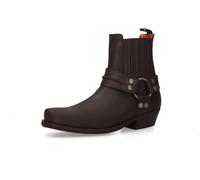 Dockers by Gerli Herren Biker Stiefeletten Braun und Schwarz, Schuhgröße:EUR 43, Farbe:Brauntöne
