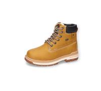 Dockers by Gerli Unisex - Kinder Combat Boots, Jungen,Mädchen Stiefeletten,wasserabweisend,warm gefüttert,halbstiefel,golden tan,36 EU