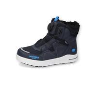 Dockers by Gerli Unisex - Kinder Combat Boots, Jungen,Mädchen Stiefeletten,wasserabweisend,warm gefüttert,uebergangsschuhe,Navy,38 EU