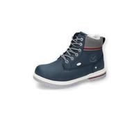 Dockers by Gerli Unisex - Kinder Schnürstiefel, Jungen,Mädchen Stiefeletten,wasserabweisend,schnürboots,schnürung,Boots,Navy,33 EU