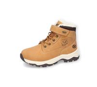 Dockers by Gerli Unisex - Kinder Schnürstiefeletten, Jungen,Mädchen Stiefeletten,wasserabweisend,übergangsschuhe,golden tan,36 EU