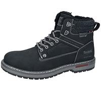 Dockers by Gerli Herren Winterstiefel – Winterboots mit Warmfutter, Lederimitat – Schwarz EU 44