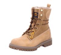 Dockers by Gerli Damen Combat Boots, Frauen Stiefeletten,warm gefüttert,halbstiefel,Kurzstiefel,uebergangsschuhe,golden tan,37 EU