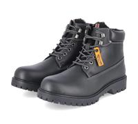 Dockers by Gerli Herren Combat Boots, Männer Stiefeletten,warm gefüttert,Kurzstiefel,uebergangsschuhe,uebergangsstiefel,schwarz,43 EU
