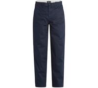 Dockers Damen Original Khaki High Straight Casual Pants, Navy Blazer, 28 Lang EU