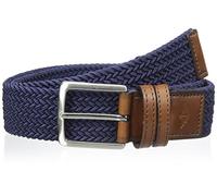 Dockers Herren 3,5 cm Stretch-Stoff geflochten Gürtel - Blau - Large