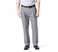 dockers Herren Big & Tall Classic Fit Signature Khaki 2.0 Pant D3-Pleated Freizeithosen, Burma Grey, 42W / 34L