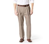 dockers Herren Big & Tall Classic Fit Signature Khaki 2.0 Pant D3-Pleated Freizeithosen, Holzwolf, 50W / 30L