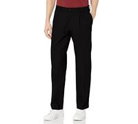 dockers Herren Big & Tall Classic Fit Signature Khaki 2.0 Pant D3-Pleated Freizeithosen, schwarz, 46W / 32L
