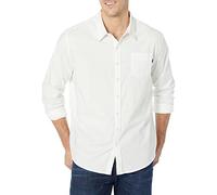 Dockers Herren Classic Fit Langarm Signature Comfort Flex Shirt (Standard und Big & Tall), Lucent White - Solid (Oxford), XX-Large