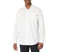 Dockers Herren Classic Fit Langarm Signature Comfort Flex Shirt (Standard und Big & Tall), Lucent White - Solid (Oxford), XX-Large