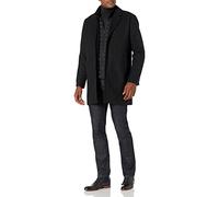 Dockers Herren The Henry Wool Blend Top Coat Mantel aus Mischwolle, schwarz, Mittel