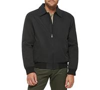 DOCKERS Herren Micro Twill Golf Bomberjacke (Standard und Big & Tall), Schwarz gefüllt, 4X