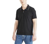 Dockers Herren-Poloshirt mit kurzen Ärmeln, Regular und Big & Tall, Wunderschönes Schwarz, XX-Large