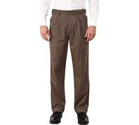 Dockers Herren Relaxed Komfort Plissee D4 / 3/4 / 4/4 5/5 ور لللل لولوو و ل لو D4Relaxed Fit Komfortschlauch mit Bündchen, Gefaltet, Khaki Lässige Hose, Dark Pebble, 40W / 34L