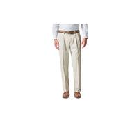 Dockers Herren Relaxed Komfort Plissee D4 / 3/4 / 4/4 5/5 ور لللل لولوو و ل لو D4Relaxed Fit Komfortschlauch mit Bündchen, Gefaltet, Lässige Hose, Porzellan Khaki, 42W / 30L