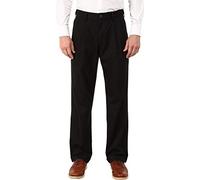 Dockers Herren Relaxed Komfort Plissee D4 4/4 / 4/6 / 6/4 6/6 / 6 / 6ور لللل لولوو و ل لو D4Relaxed Fit Komfortschlauch mit Bündchen, Gefaltet, Khaki Lässige Hose, Schwarz-Black Metal, 36W / 32L