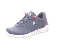 Dockers Herren-Schnürhalbschuh Blau-Weiß 44