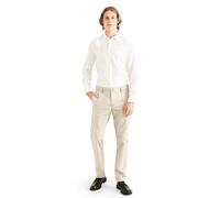 Dockers Herren Signature Khaki Slim Fit Pants Refined Chinos, Cloud, 32W / 34L