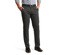 Dockers Herren Straight Fit Signature Lux Cotton Stretch Khaki Hose Freizeithosen, Charcoal Heather, 42W / 30L