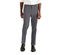 Dockers Herren Straight Fit Workday Khaki Smart 360 Flex Pants (Regular und Big & Tall) Lässige Hose, Burma Grey (wasserlos), 42W / 32L