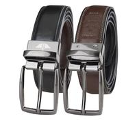 Dockers Herren-Wendeg rtel, Schwarz/Hellbraun, Gr e M (34-36)