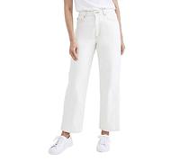 Dockers High Waist Jean Cut Straight High Straight White Garment Dye 32 -