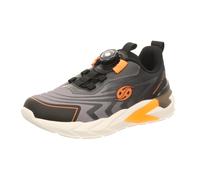Sneaker DOCKERS BY GERLI, Kinder, Gr. 33, bunt (grau, schwarz, orange), Textil, sportlich, Schuhe, Slip-In Sneaker, Schlupfschuh mit Schnellverschluss (18802113-33) grau, schwarz, orange