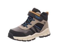 Dockers Kinder-Jungen-Stiefelette gefüttert Grau-Schwarz-Beige-Mehrfarbig 35