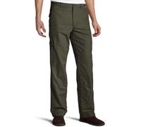 Dockers Men's Comfort Cargo D3 Classic-Fit Flat-Front Pant, Rifle Green, 40W x 32L