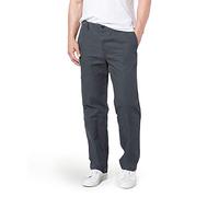 Dockers Men's Comfort Cargo D3 Classic-Fit Flat-Front Pant, Steelhead, 36W x 30L